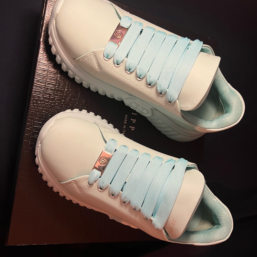PHILIPP PLEIN Sneakers - Light Blue
